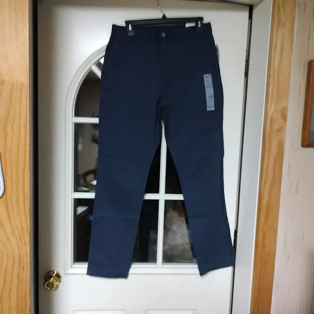 New Old Navy Slim Navy Blue  Built In Flex Pants Size Men's 30/30